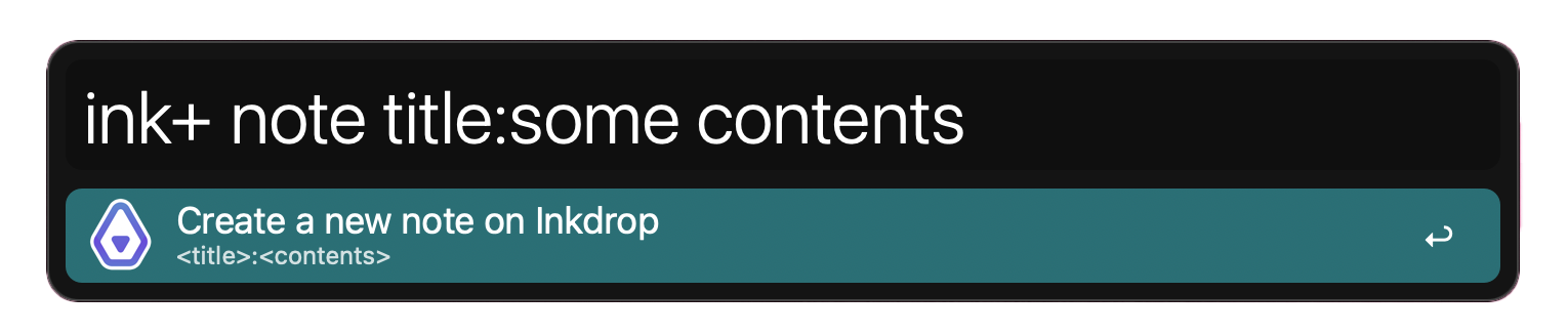 Sample Inkdrop new note screenshot